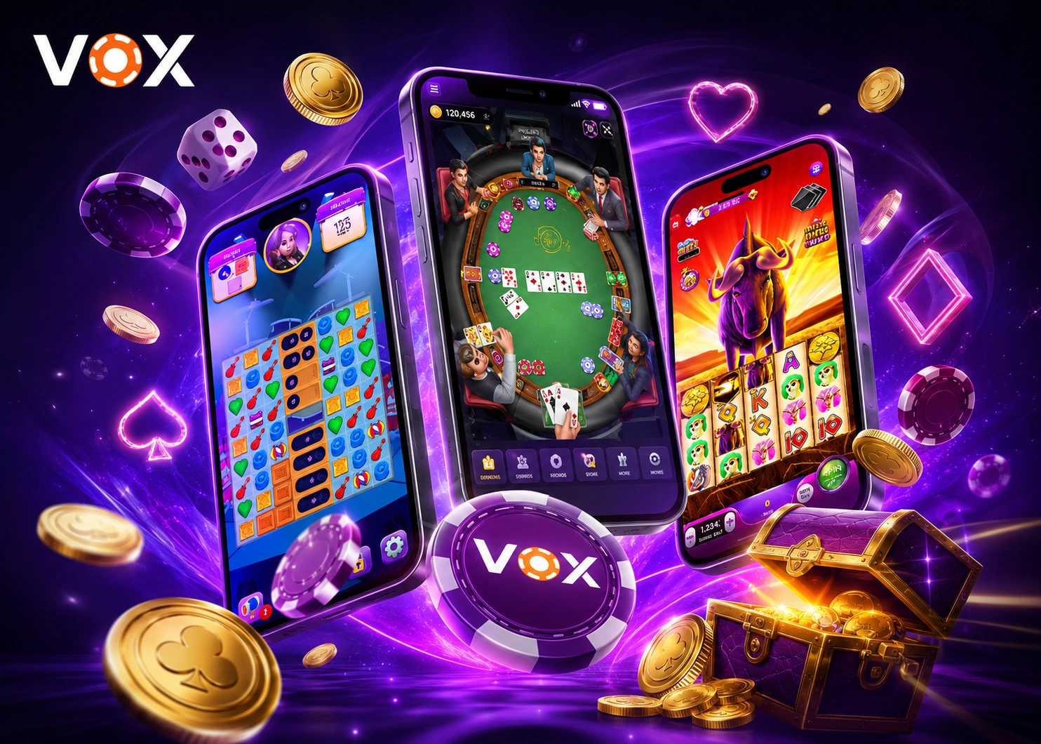 Vox Casino Polska 2026 – 10 000 zł i 500 Spinów Slide 1